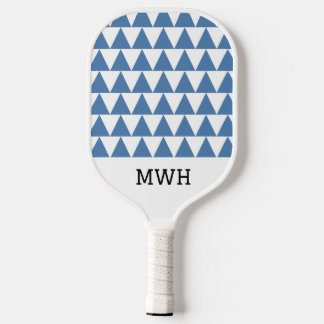 Raquette De Pickleball Monogram Pickleball Paddle – Grey Blue Triangle