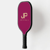Raquette De Pickleball Monogram Viva Magenta Gold Modèle Élégant (Gauche)