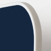 Raquette De Pickleball Monogramme bleu moderne (Détail gauche)