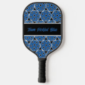 Raquette De Pickleball Monogramme bleu piloté Photo Pickleball Paddle (Verso)