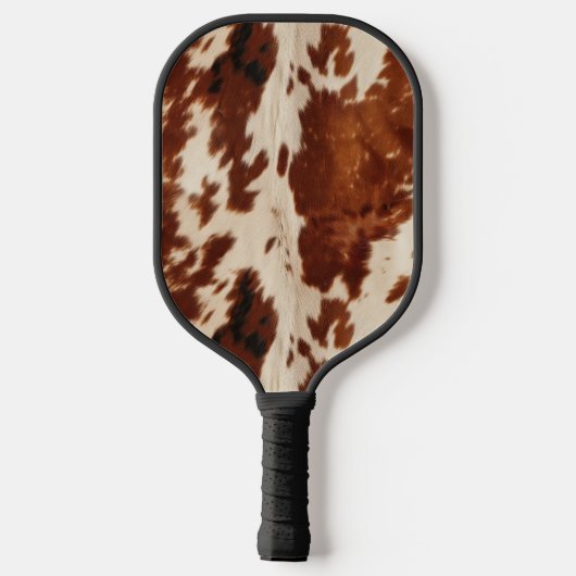 Raquette De Pickleball Monogramme Brown de vache (Verso)
