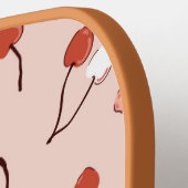 Raquette de Pickleball Monogramme Cherry on Top (Détail gauche)