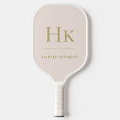 Raquette De Pickleball Monogramme classique (Verso)