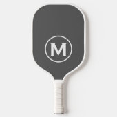 Raquette De Pickleball Monogramme classique minimal (Recto)