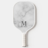 Raquette De Pickleball Monogramme classique personnalisé et nom Picklebal (Recto)