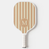 Raquette De Pickleball Monogramme de baiser de la pêche à la poliomyélite (Verso)