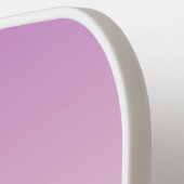 Raquette De Pickleball Monogramme de chevauchement unique | Lavande douce (Détail gauche)