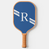 Raquette De Pickleball Monogramme de confiance initial (Verso)