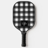 Raquette De Pickleball Monogramme de contrôle de la présence de buffle no (Verso)