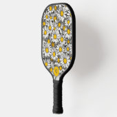 Raquette De Pickleball Monogramme de marguerites dimensionnelles (Gauche)