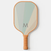 Raquette De Pickleball Monogramme de sable du désert (Recto)