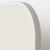 Raquette De Pickleball Monogramme de script d'or ivoire moderne (Détail gauche)