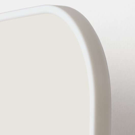 Raquette De Pickleball Monogramme de script d'or ivoire moderne (Détail gauche)