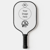 Raquette De Pickleball Monogramme d'hyène tribus (Recto)