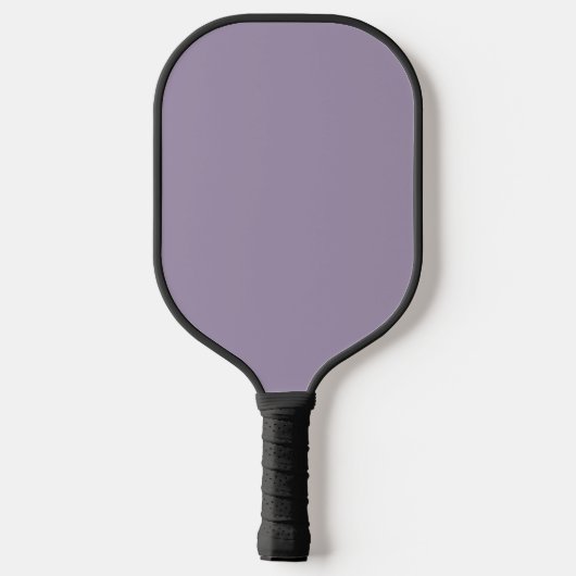 Raquette De Pickleball Monogramme et nom du script stylé violet (Verso)