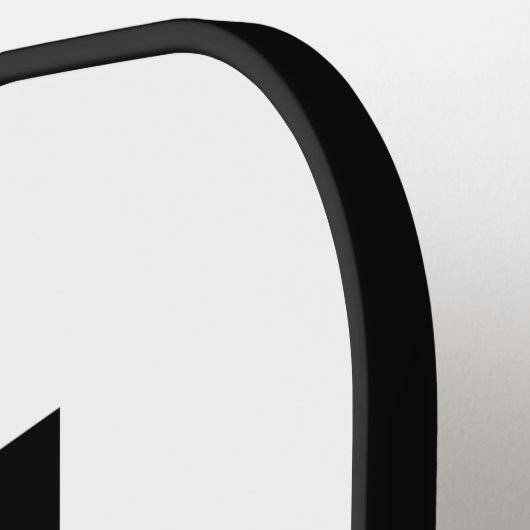 Raquette De Pickleball Monogramme et nom personnalisés modernes (Détail gauche)