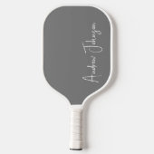 Raquette De Pickleball Monogramme Gris Pickleball Paddle (Verso)