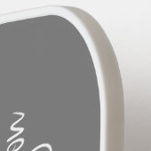 Raquette De Pickleball Monogramme Gris Pickleball Paddle (Détail gauche)