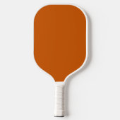 Raquette De Pickleball Monogramme Initial Classique en Terracotta Rustiqu (Verso)