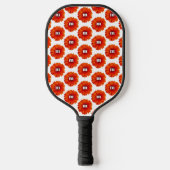 Raquette De Pickleball Monogramme initial Gerbera Daisy (Recto)