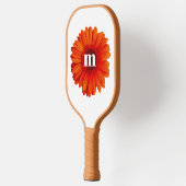 Raquette De Pickleball Monogramme initial Gerbera Daisy (Gauche)