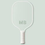 Raquette De Pickleball Monogramme initial moderne simple<br><div class="desc">Simple moderne Monogramme Pickleball Paddle. Créez votre propre pickleball personnalisé avec un nom initial personnalisé.</div>