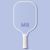 Raquette De Pickleball Monogramme initial moderne simple