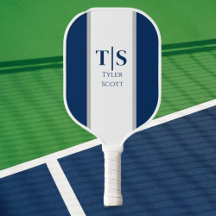 Monogramme Initiales Personnalisées Pickleball Pad