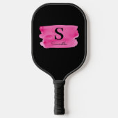 Raquette De Pickleball Monogramme Magenta Brush Stroke Pickleball Paddle (Recto)