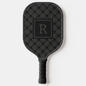 Raquette De Pickleball Monogramme moderne (Verso)