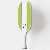 Raquette De Pickleball Monogramme moderne Monogramme classique personnali (Gauche)