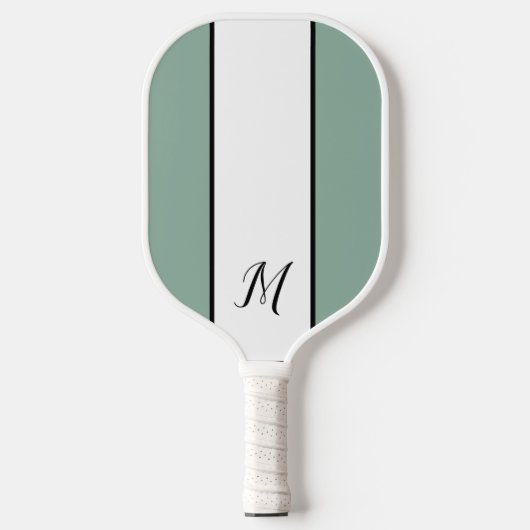 Raquette De Pickleball Monogramme moderne Monogramme classique personnali (Recto)