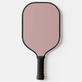 Raquette De Pickleball Monogramme moderne Nom Dusty Rose (Verso)