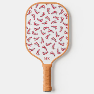 Raquette De Pickleball Monogramme Motif de homard