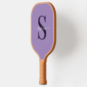 Raquette De Pickleball Monogramme mou initial + nom (Gauche)