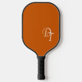 Raquette De Pickleball Monogramme - orange brûlée (Recto)