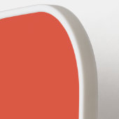 Raquette De Pickleball Monogramme orange vif (Détail gauche)