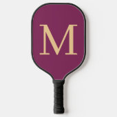 Raquette De Pickleball monogrammé personnalisé (Recto)