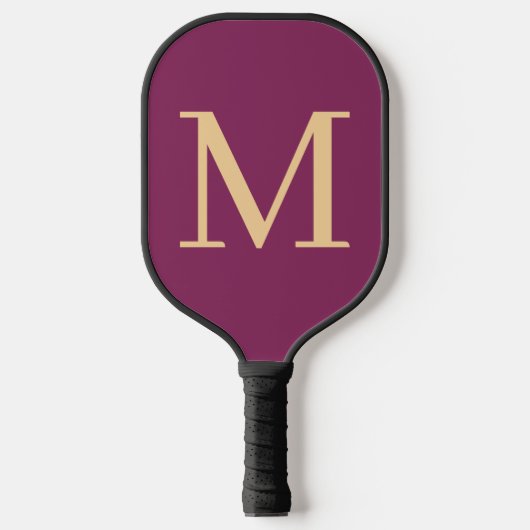 Raquette De Pickleball monogrammé personnalisé (Recto)