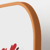 Raquette De Pickleball monogramme personnalisé Canadian Love (Détail gauche)