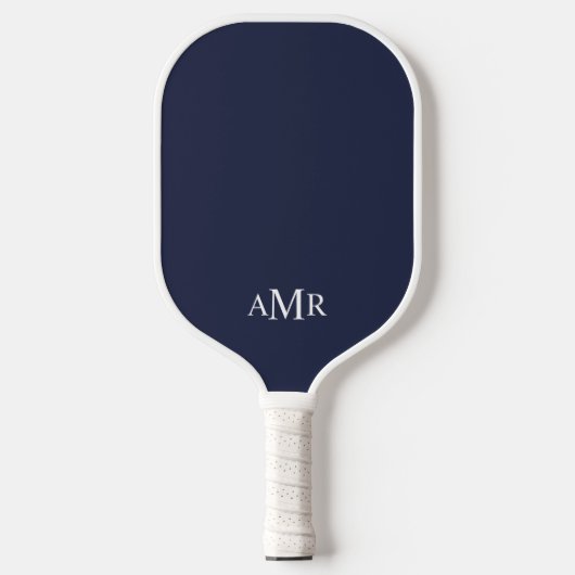 Raquette De Pickleball Monogramme personnalisé classique (Recto)