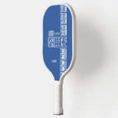 Raquette De Pickleball monogramme personnalisé en Grèce (Gauche)