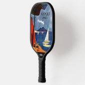 Raquette De Pickleball monogramme personnalisé Napoli (Naples) (Gauche)