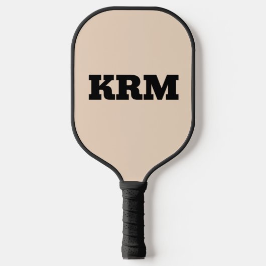 RAQUETTE DE PICKLEBALL MONOGRAMME PERSONNALISÉ PICKLEBALL PADDLE (Recto)