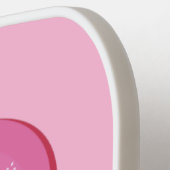 Raquette De Pickleball monogramme personnalisé Ukulele (Détail gauche)