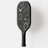 Raquette De Pickleball Monogramme Phases Lune Abstraite (Gauche)