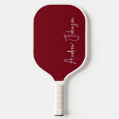 Raquette De Pickleball Monogramme Pickleball Maroon (Verso)