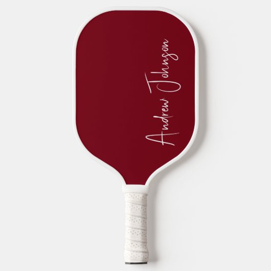 Raquette De Pickleball Monogramme Pickleball Maroon (Recto)