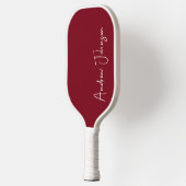 Raquette De Pickleball Monogramme Pickleball Maroon (Gauche)