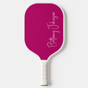 Raquette De Pickleball Monogramme Pickleball rose chaud